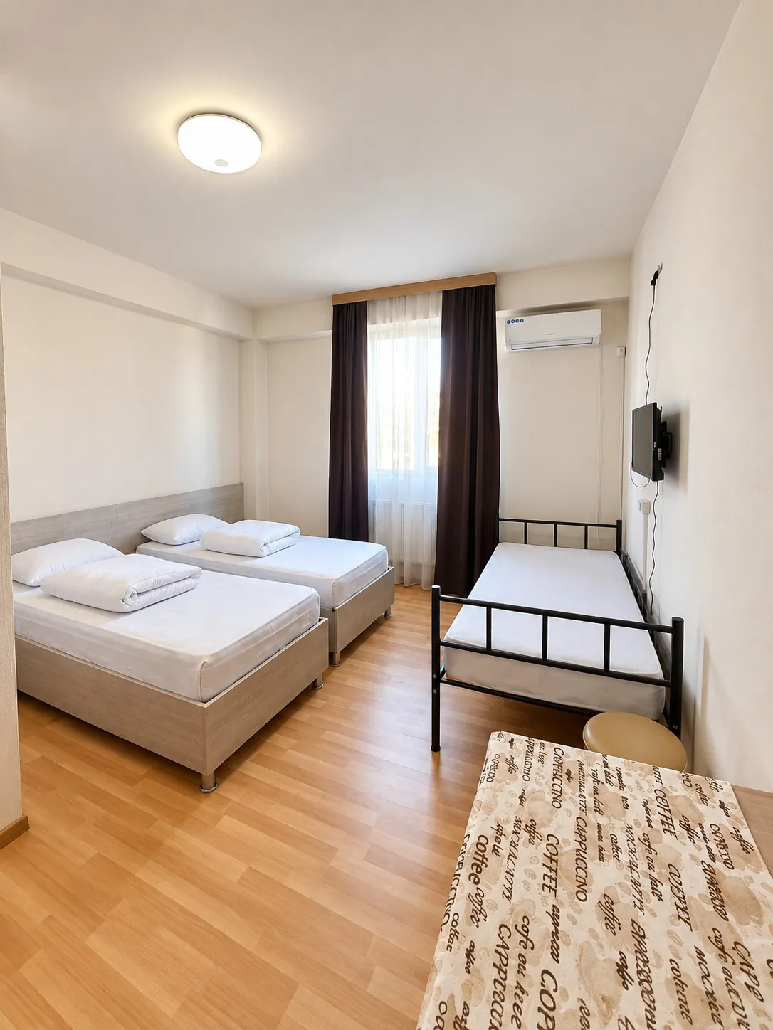 Three-person student room